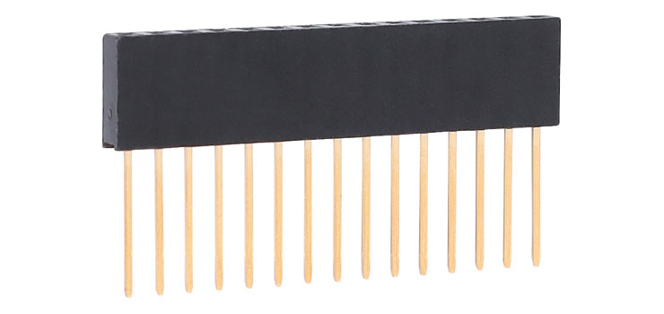 1 x 15 Pin 11mm Stackable Header Socket