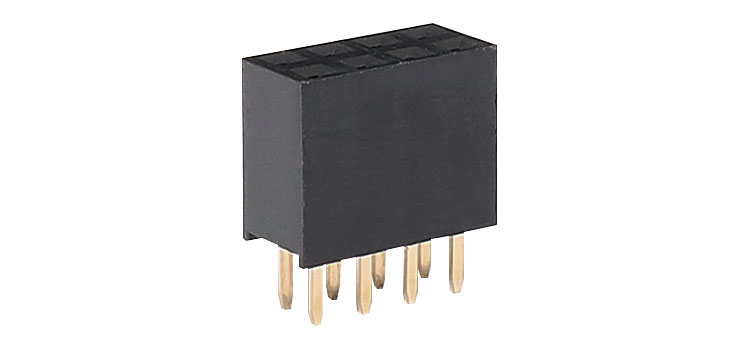 2 x 4 Pin Header Socket 8.5mm