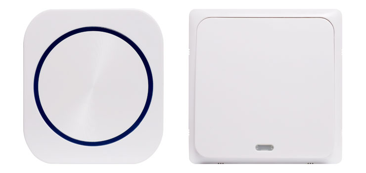 Wireless Battery Free Multi-Tone Home Kinetic Doorbell 