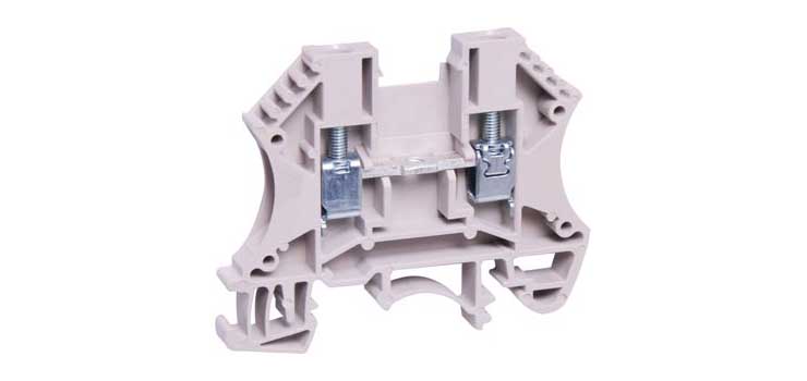 35A 4mm Grey DIN Rail Terminal 