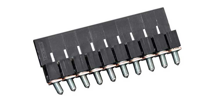 Black Shorting Link For 35A 4mm DIN Rail Terminals