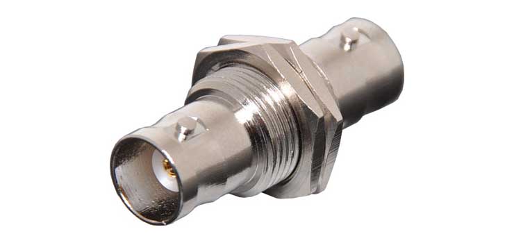 Back To Back 50 Ohm Chassis Socket Female BNC