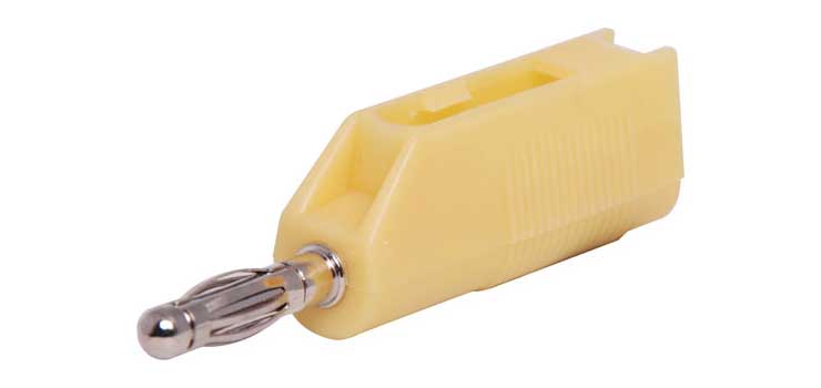 Yellow Stack Type Banana Plug