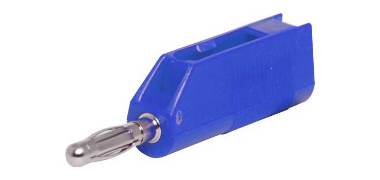Blue Stack Type Banana Plug