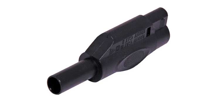 Black Insulated Type Banana Plug 