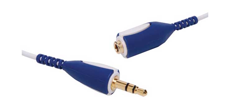 1.5m 3.5mm Stereo Plug to 3.5mm Stereo Socket Cable