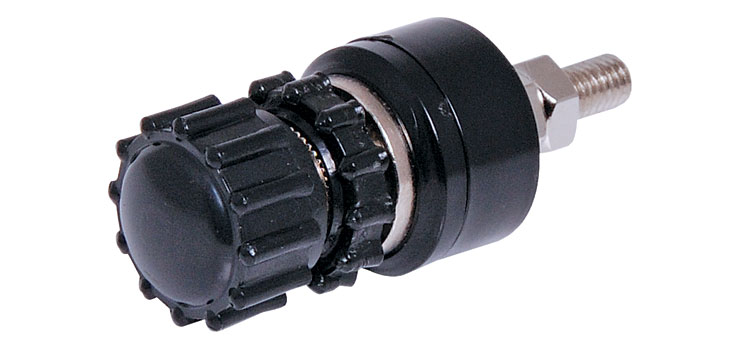 Black 30A 600V Heavy Duty Binding Post