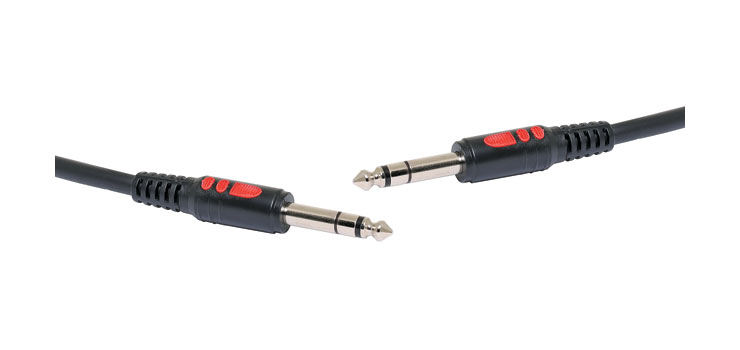 5m 6.35mm TRS To 6.35mm TRS Jack Plug Cable