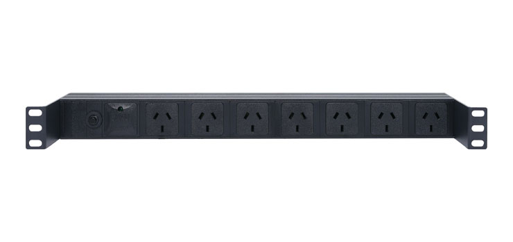 Rack Mounted Surge Protected 7 Way Power Board