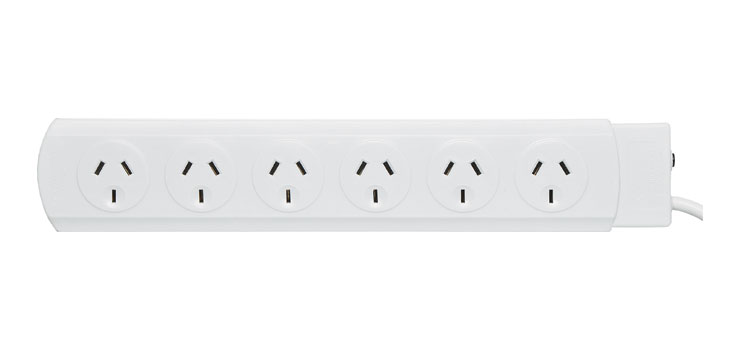 6 Way Mains Power Board