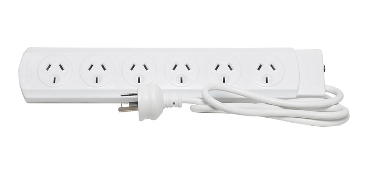 6 Way Mains Power Board