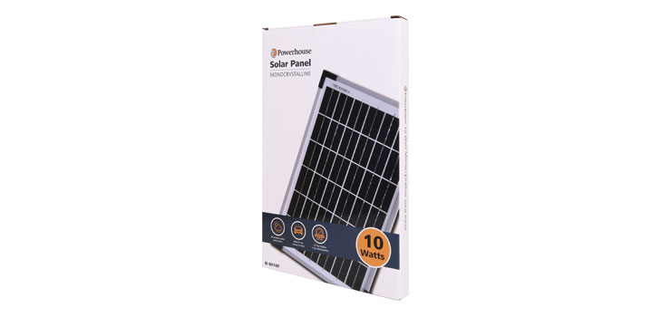 10W 12V Monocrystalline Solar Panel