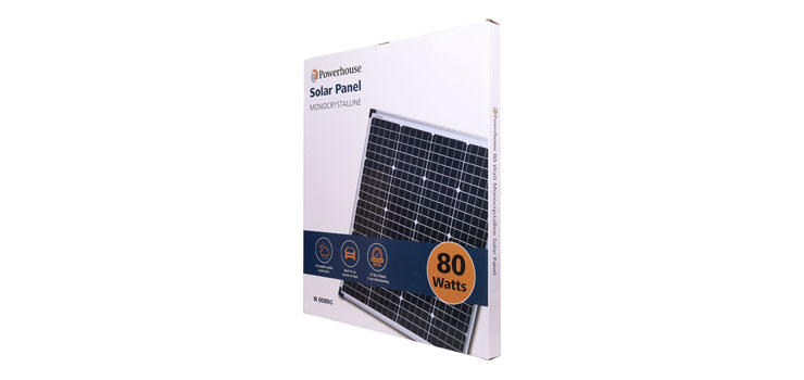 80W 12V Monocrystalline Solar Panel