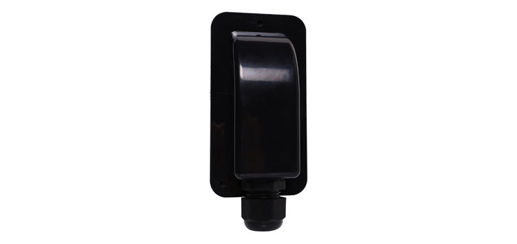 Single Gland Solar Cabling Entry Point - Black
