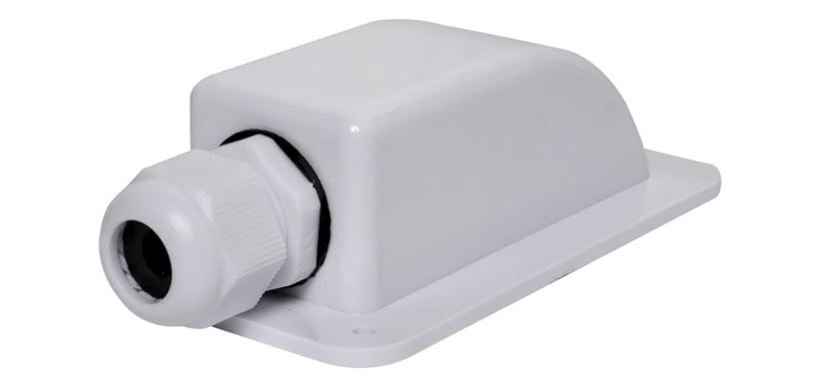 Single Gland Solar Cabling Entry Point - White