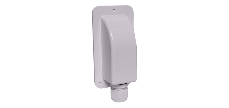 Single Gland Solar Cabling Entry Point - White