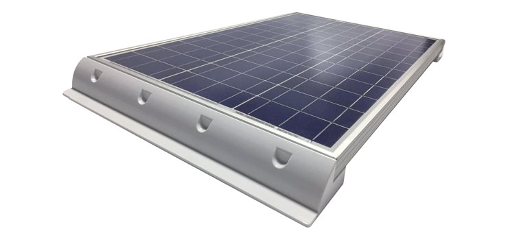 Plastic Solar Panel End Mount 2pc