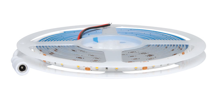 IP65 3528 Warm White 12 Volt LED Strip Light 5m