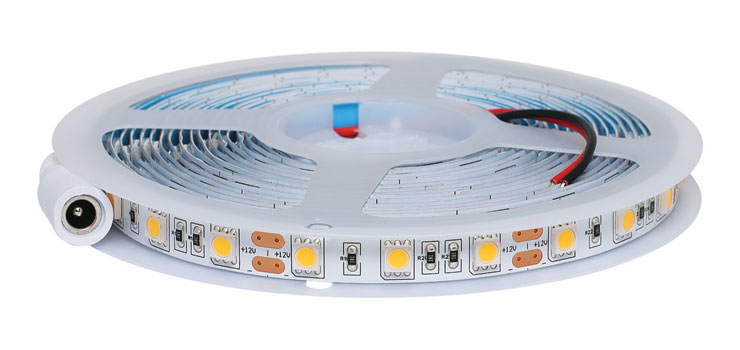 5050 Warm White 12 Volt LED Strip Light 5m