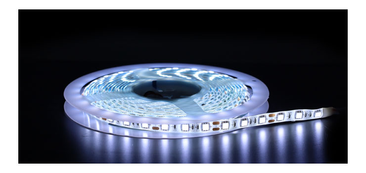 IP65 5050 Cool White 12V LED Silicon Strip Light 5m