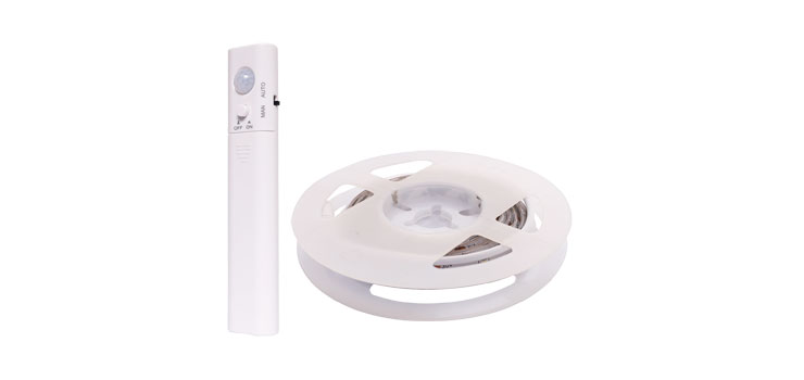 Battery Powered LED Sensor Adhesive Strip Light