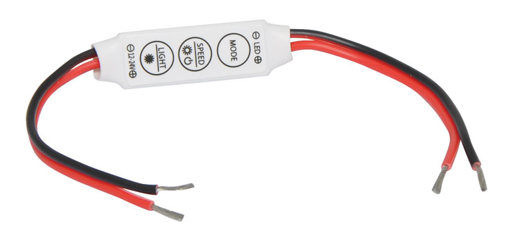 12 Volt LED Strip Light Inline Controller