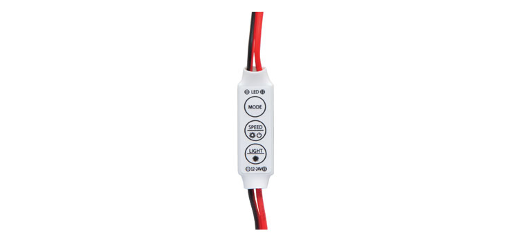 12 Volt LED Strip Light Inline Controller