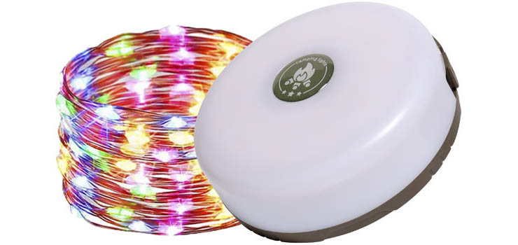 USB Rechargeable RGB LED String Lights 10m