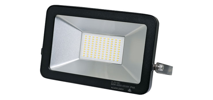 50W 240V AC IP65 Natural White LED Floodlight
