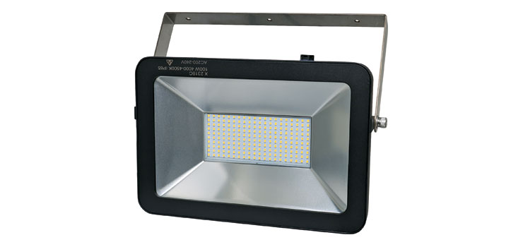 100W 240V AC IP65 Natural White LED Floodlight