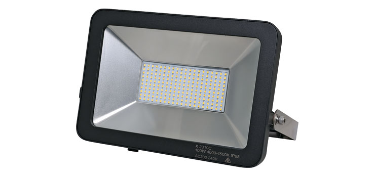 100W 240V AC IP65 Natural White LED Floodlight