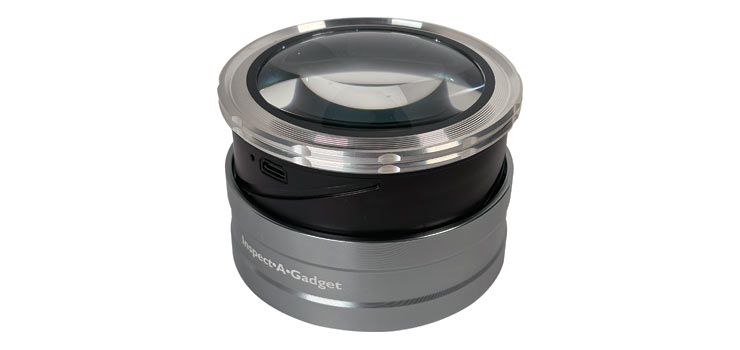 5x-7x Adjustable Handheld LED Magnifier