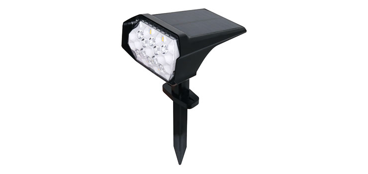 6W Outdoor Wall/Garden Solar Spotlight