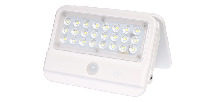 7W 800 Lumen Solar Power Sensor Floodlight