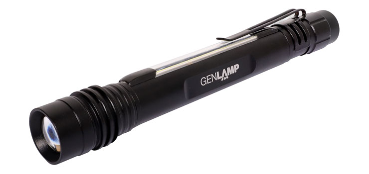 3W LED Aluminium Pen Light With 1W Lantern