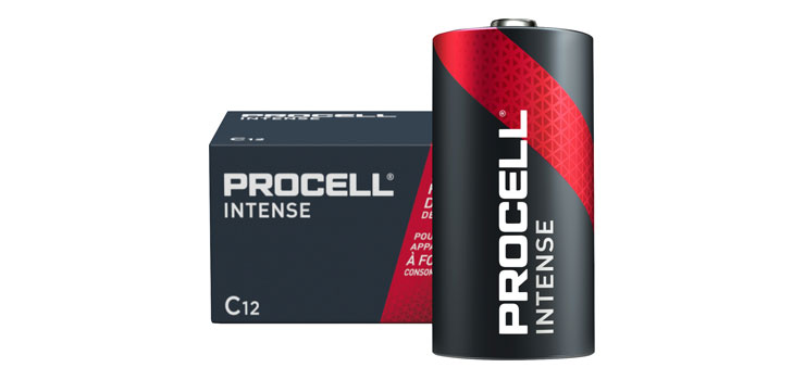 C Size Procell Intense Alkaline Battery - 12 Pack