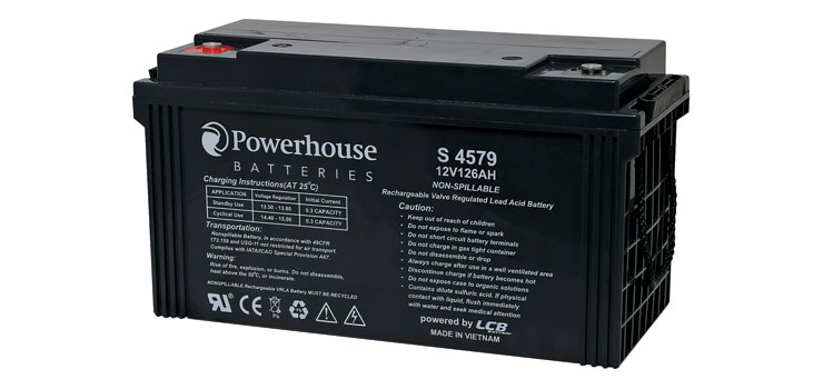 12V 126Ah Sealed Lead Acid (SLA) Battery M8/F17