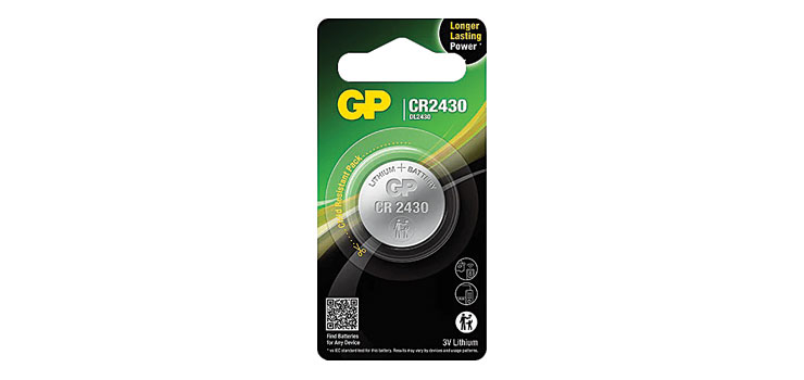 3V CR2430 Lithium Battery