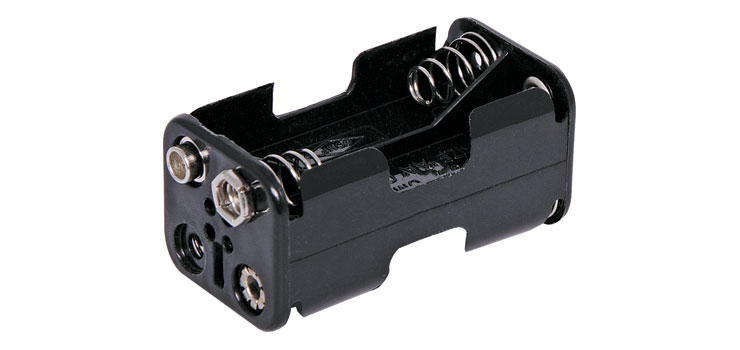 4 X AA Square Battery Holder