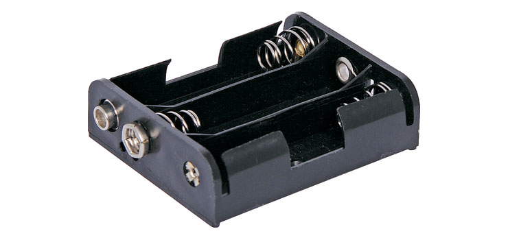 3 X AA Flat Battery Holder