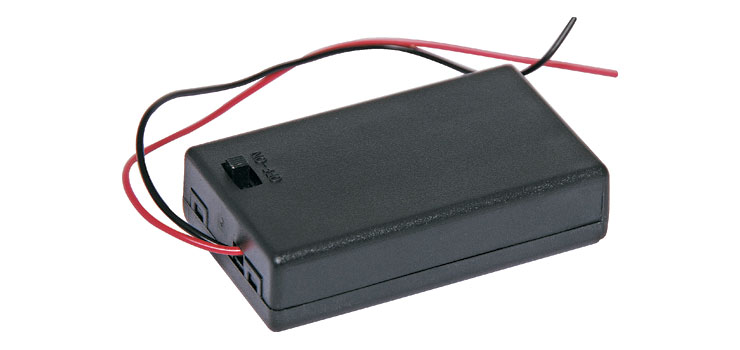 3 X AAA Battery Holder With On/Off Switch