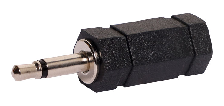 3.5mm Mono Plug to 3.5mm Stereo Socket Adapter