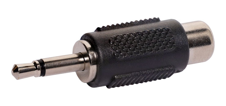 3.5mm Mono Plug to RCA Female Adapter