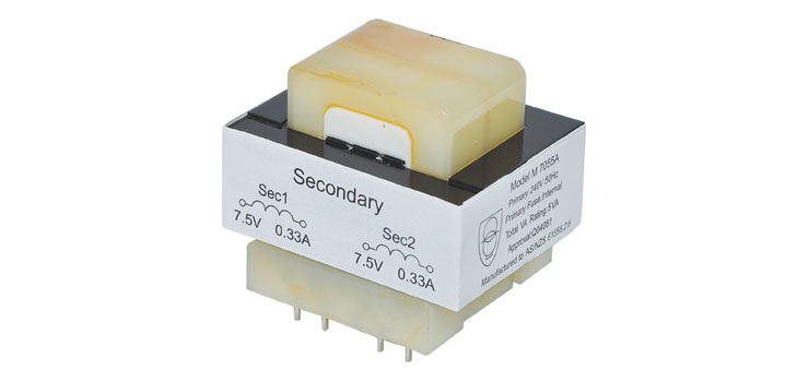 5VA 7.5+7.5V PCB Transformer