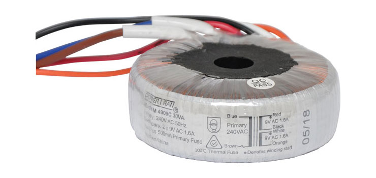 240/9+9 30VA Toroidal Transformer