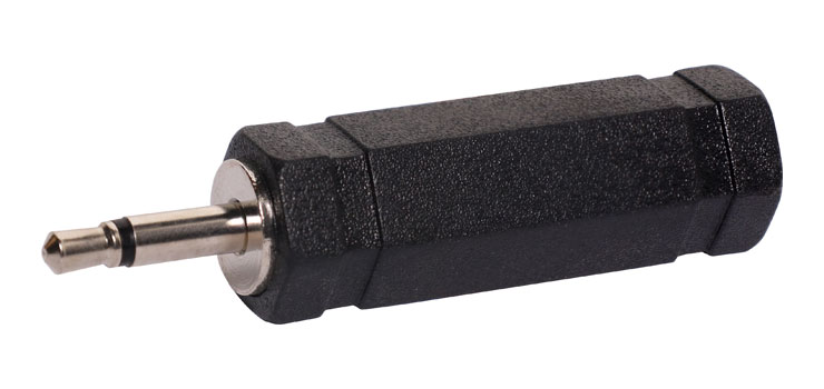3.5mm Plug to 6.35mm Mono Socket Adapter