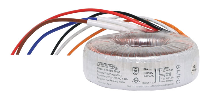 15 + 15 50VA Toroidal Transformer