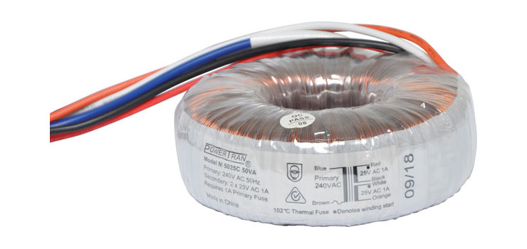 25 + 25V 50VA Toroidal Transformer