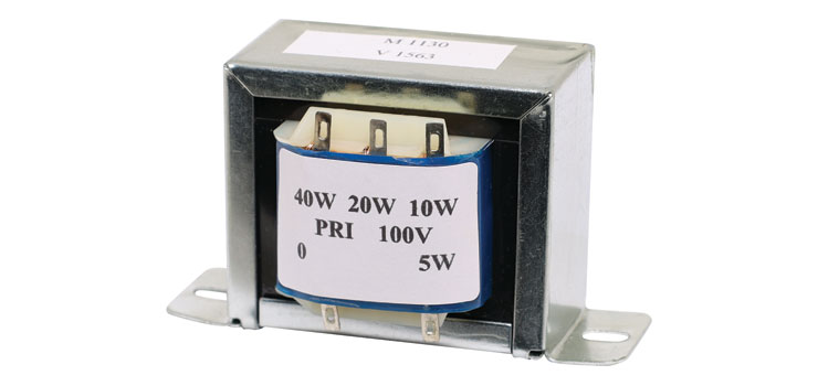 40W 100V Line PA EI Core Audio Transformer