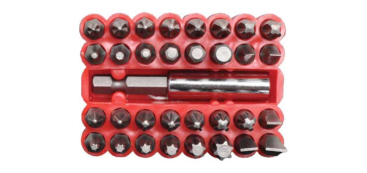 33 Piece Screwdriver Bit Set